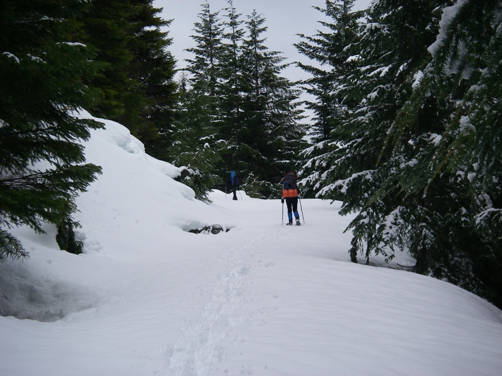 David and Julie at ~3200' on road