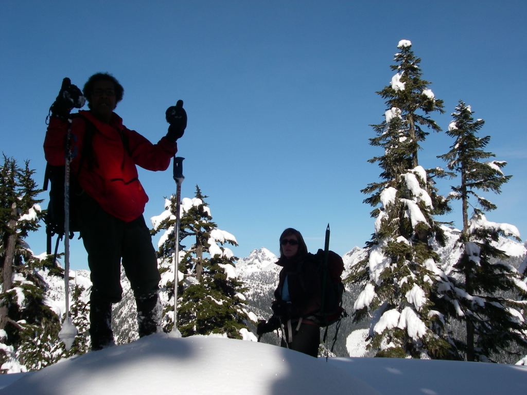 David and Julie atop summit